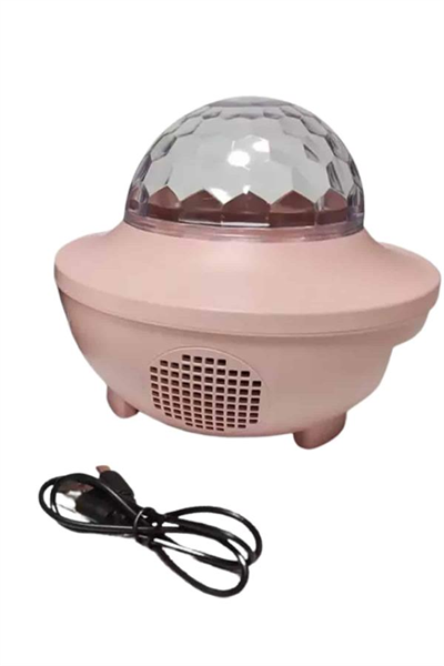 Çok Renkli Projektör Lamba Disko Topu Gece Lambası Kablosuz