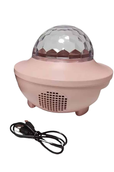 Çok Renkli Projektör Lamba Disko Topu Gece Lambası Kablosuz