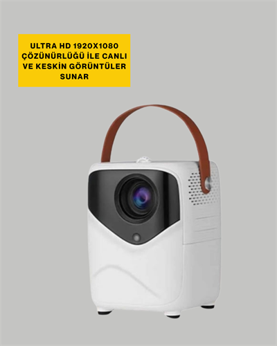 Çoklu Giriş Destekli Projektör – HDMI, USB ve Kulaklık Bağlantı Seçenekleriyle Geniş Uyumluluk