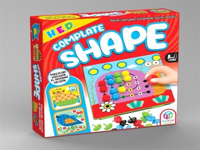 Complate Shape Renklerle Zekanı Konuşturma Oyunu