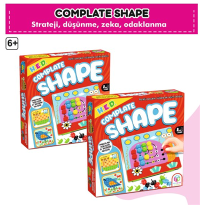 Complate Shape Renklerle Zekanı Konuşturma Oyunu
