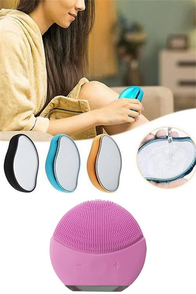 Crystal Eraser Epilasyon Aleti ve Titreşimli Yüz Temizleme Masaj Aleti