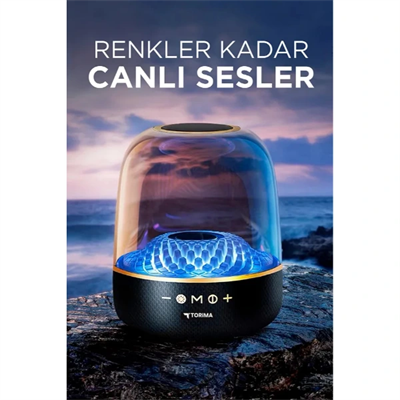 D33 Siyah Taşınabilir Kablosuz Bluetooth Hoparlör