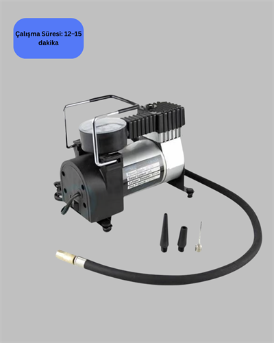 DC 12V Metal Hava Kompresörü Araç Lastik Şişirme 35L/Dk