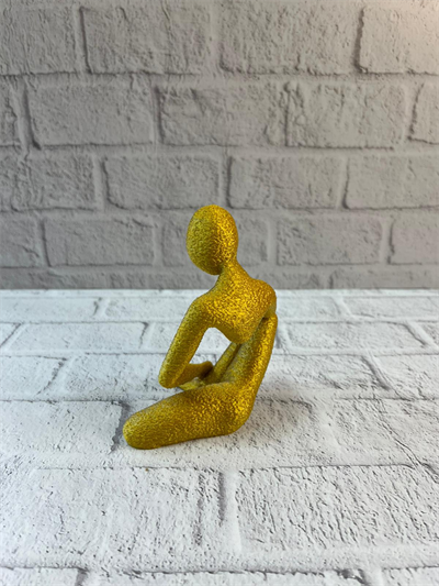 DEKORATİF İNSAN FİGÜRÜ SARI