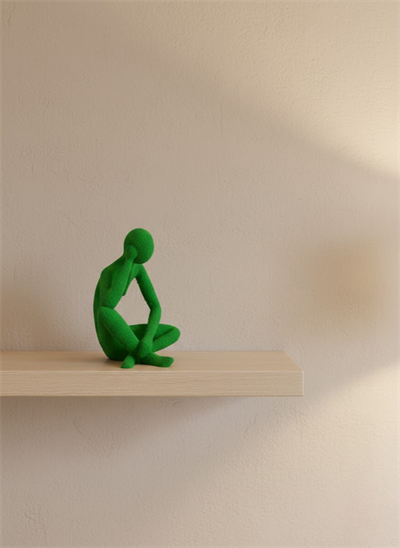 DEKORATİF İNSAN FİGÜRÜ YEŞİL