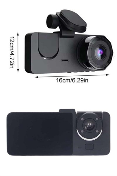 DVR Araç İçi Kamera Hareket Algılayabilen 1080P CarPlay Video Kaydedici