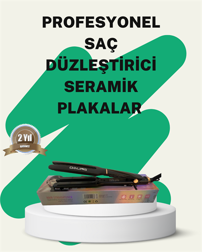 Daling Profesyonel Saç Düzleştirici Seramik Yüzey Tüm Saç Tipleri İçin