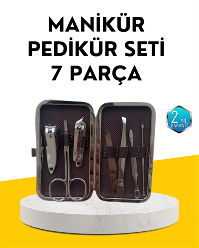 Dayanıklı Çelik Aletlerden Oluşan Kişisel Bakım Seti