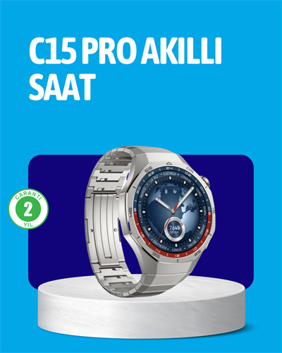 Dayanıklı Kordonlu Şarjlı Akıllı Saat