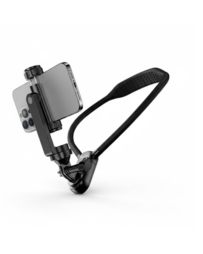 Dayanıklı Metal Destekli Boyun Telefon Tutucu Seyahat ve Spor Kullanım