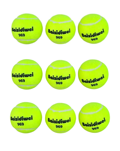 Dayanıklı Tenis Topu 9’lu Set Yüksek Performans ve Dengeli Zıplama