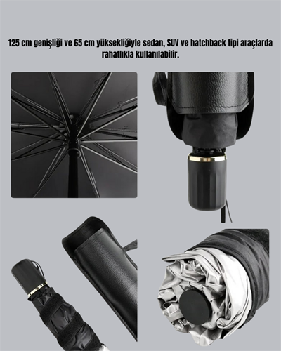 Dayanıklı UPE Alaşımlı Şemsiye Tipi Araç Güneşliği - Kolay Katlanır