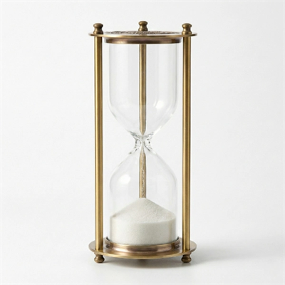 Dekoratif Cam Kum Saati 7x18 cm