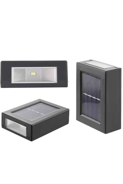 Dekoratif Duvar Lambası Solar Güneş Enerjili Bahçe Aydınlatması