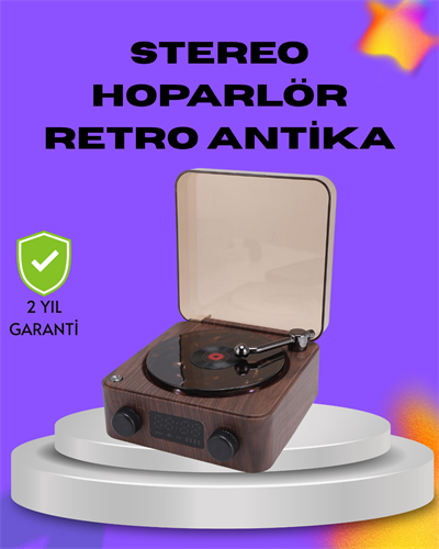 Dekoratif Gece Işıklı Bluetooth Hoparlör – Saatli Tasarım