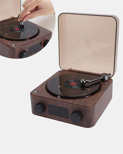 Dekoratif Gece Işıklı Bluetooth Hoparlör – Saatli Tasarım