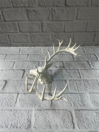 Dekoratif Geyik Başı Heykel 25 cm Modern Minimal Tasarım