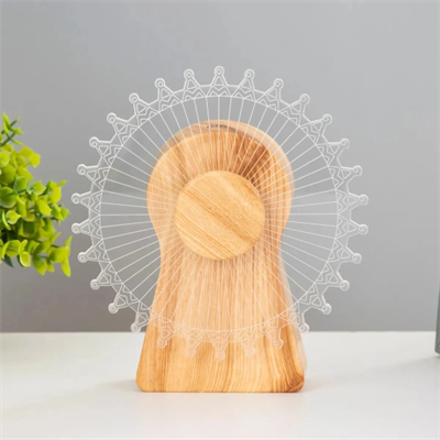 Dekoratif Işıklı Yel Değirmeni