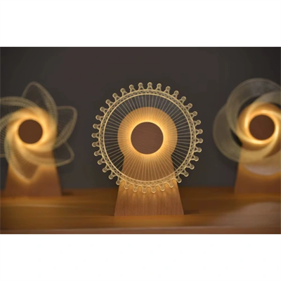 Dekoratif Işıklı Yel Değirmeni