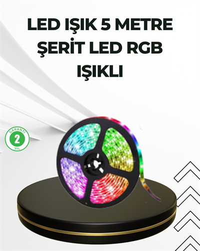 Dekoratif Kumandalı Şerit LED 5 Metre