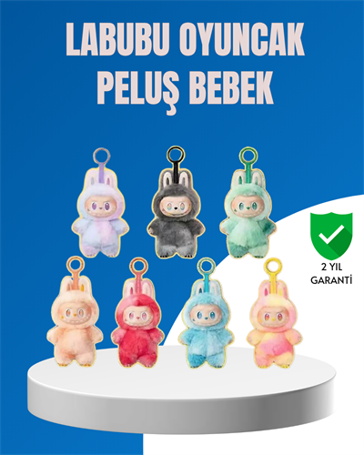Dekoratif Labubu Karakter Figürü – Kaliteli Peluş Malzeme