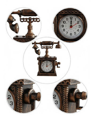 Dekoratif Modern Çalar Saat Kolay Kurulum ve Pratik Kullanım