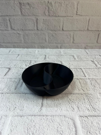 Dekoratif Siyah Çerezlik Kase 4’lü Set 3x12 cm