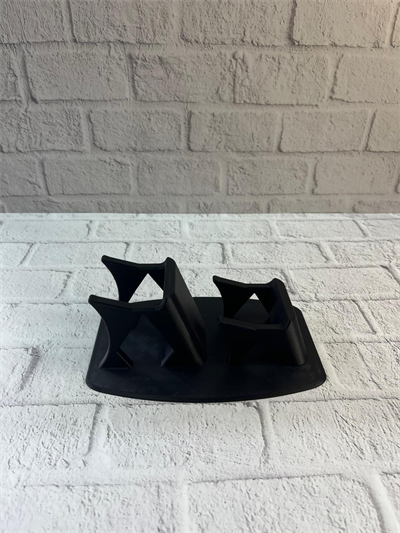 Dekoratif Siyah İkili Gamepad Standı 7x18 cm