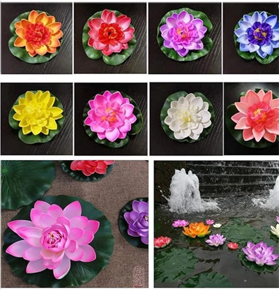 Dekoratif Yapay Lotus Çiçeği