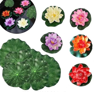 Dekoratif Yapay Lotus Çiçeği