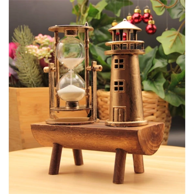 Deniz Feneri Biblolu Kum Saati