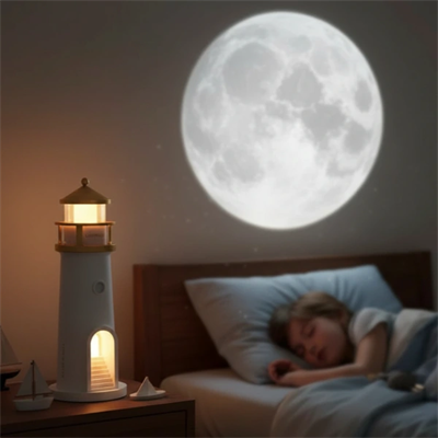 Deniz Feneri Projektör Gece Lambası