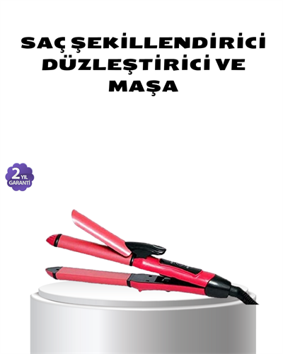 Dereceli Seramik Saç Düzleştirici – 5 Isı Seviyesi, 200°C Maksimum Sıcaklık