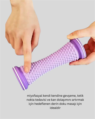 Derin Doku Ayak Masaj Silindiri Plantar Fasiit Topuk Ağrısı İçin