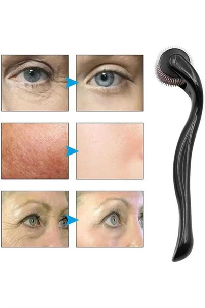 Dermaroller Titanyum 540 Iğneli 1 Mm Saç Kaş Sakal Serum Kullanıma Uygun