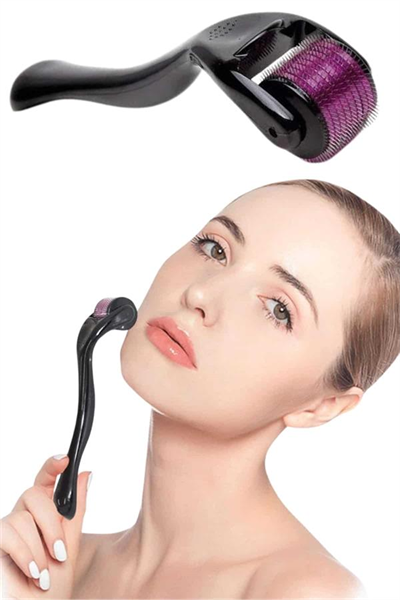 Dermaroller Titanyum 540 Iğneli 1 Mm Saç Kaş Sakal Serum Kullanıma Uygun