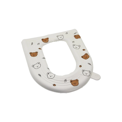 Desenli Klozet Oturak Kılıfı