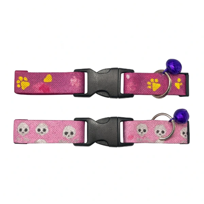 Desenli Zilli Kedi Tasması