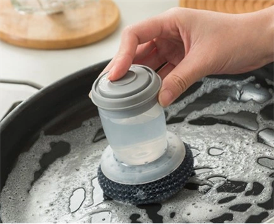 Deterjan Hazneli Telli Bulaşık Fırçası