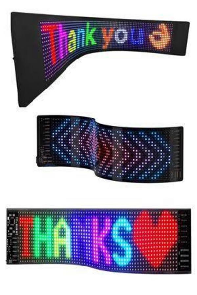 Digital Araba Yazısı Ekran Matrix En Büyük Boy Matrix LED Panel 19*96 pıxel