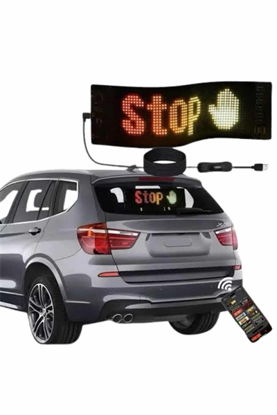 Digital Araba Yazısı Ekran Matrix En Büyük Boy Matrix LED Panel 19*96 pıxel