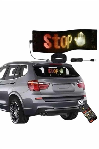 Digital Araba Yazısı Ekran Matrix En Büyük Boy Matrix LED Panel 19*96 pıxel