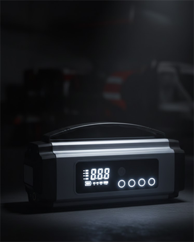 Dijital Göstergeli Akü Takviye Cihazı Lastik Şişirme Powerbank ve LED Işık Özellikli