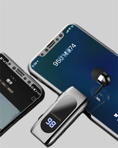 Dijital Göstergeli Bluetooth Kulaklık – Klipsli ve Şık Tasarım