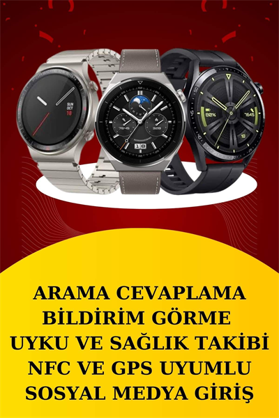 Dijital Göstergeli Bluetooth Kulaklık ve Bildirim Görebilen Akıllı Saat Alarm ve Titreşim
