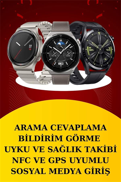 Dijital Göstergeli Bluetooth Kulaklık ve Bildirim Görebilen Akıllı Saat Alarm ve Titreşim