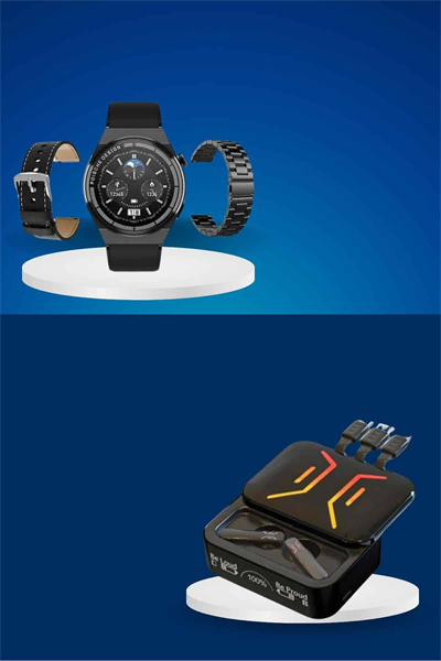 Dijital Göstergeli Bluetooth Kulaklık ve Bildirim Görebilen Akıllı Saat Alarm ve Titreşim
