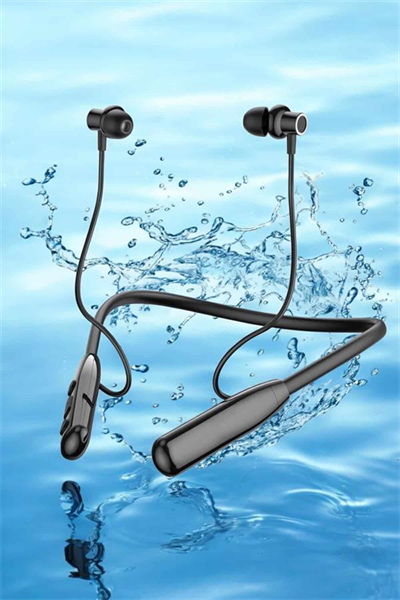 Dijital Göstergeli Kulak İçi Kablosuz Bluetooth Kulaklık Boyun Bantlı
