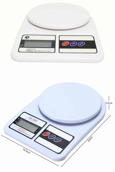 Dijital Hassas 10 Kg Mutfak terazisi tartısı LCD Ekran Mutfak Tartısı